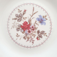 Bavaria bord/schaal met bloemen 